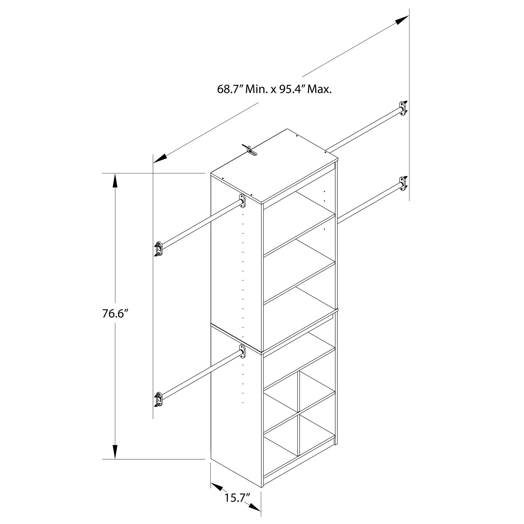 SystemBuild Closet Storage System