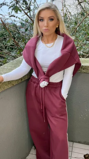 TRÉS BIEN BURGUNDY CO-ORD