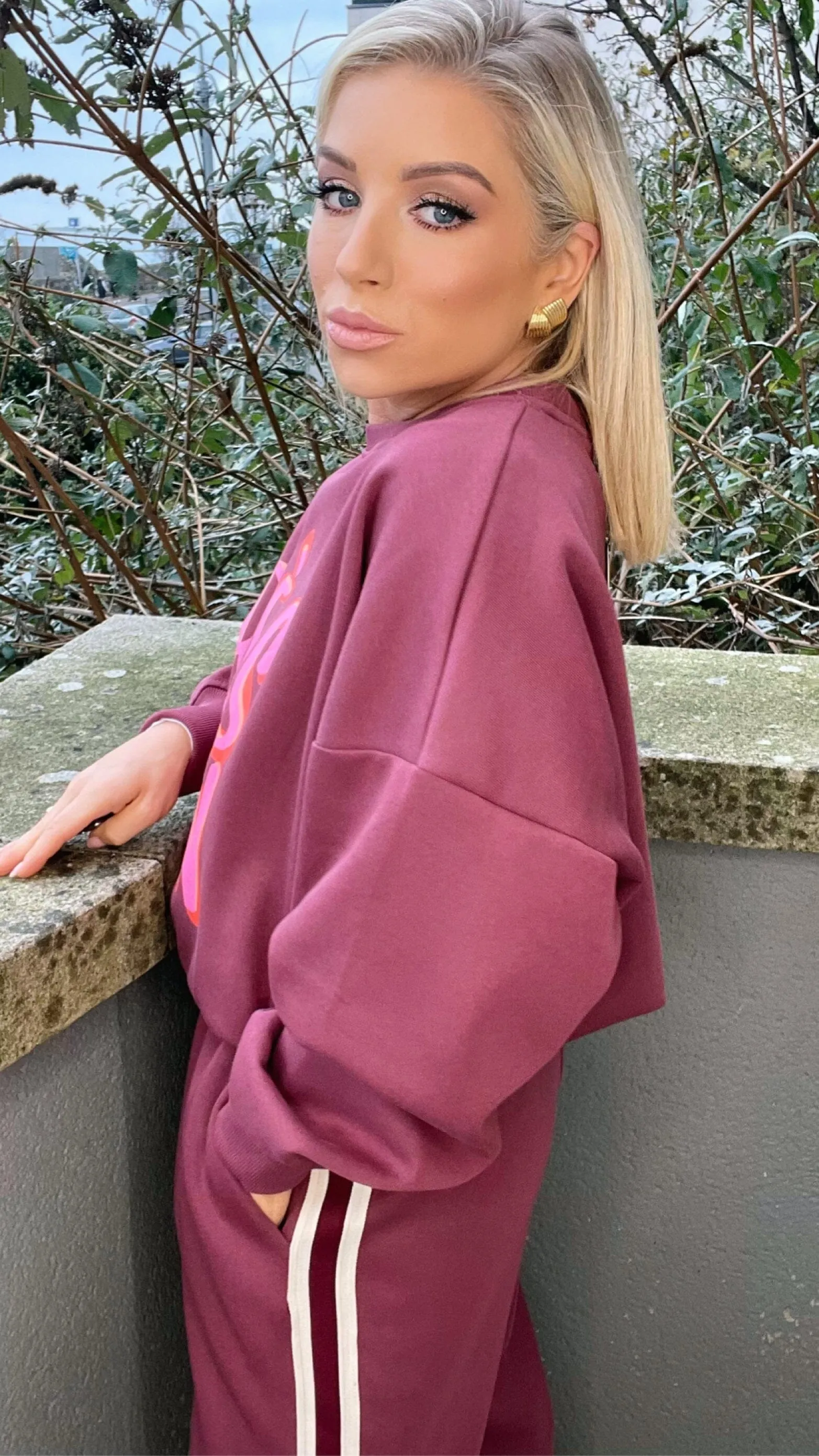 TRÉS BIEN BURGUNDY CO-ORD