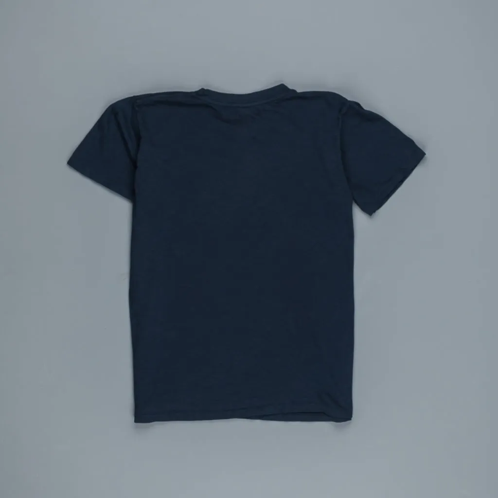 Velva Sheen Roll Tee in Navy